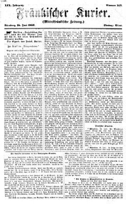 Fränkischer Kurier Dienstag 15. Juni 1852