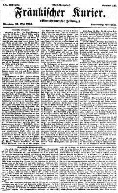 Fränkischer Kurier Donnerstag 19. Mai 1853
