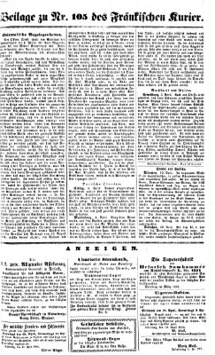 Fränkischer Kurier Samstag 14. April 1855