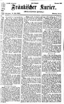 Fränkischer Kurier Montag 21. Mai 1855