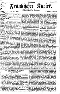 Fränkischer Kurier Mittwoch 23. Mai 1855