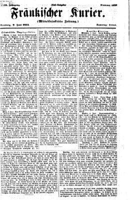Fränkischer Kurier Samstag 9. Juni 1855