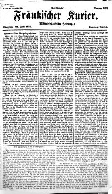 Fränkischer Kurier Samstag 21. Juli 1855