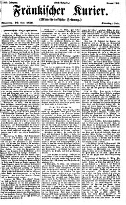 Fränkischer Kurier Sonntag 30. März 1856
