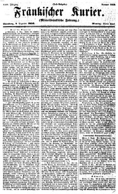 Fränkischer Kurier Montag 8. Dezember 1856