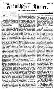 Fränkischer Kurier Mittwoch 5. August 1857