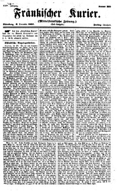 Fränkischer Kurier Freitag 6. November 1857