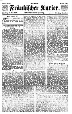 Fränkischer Kurier Dienstag 8. Mai 1860