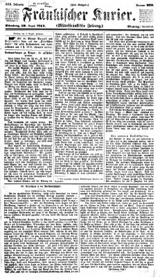 Fränkischer Kurier Montag 10. August 1863