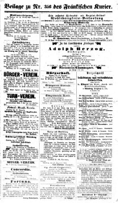 Fränkischer Kurier Donnerstag 24. Dezember 1863