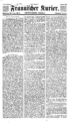 Fränkischer Kurier Sonntag 24. Januar 1864