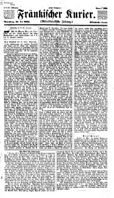 Fränkischer Kurier Mittwoch 18. Mai 1864