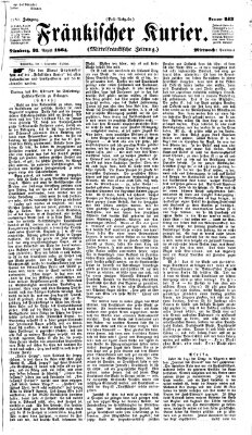 Fränkischer Kurier Mittwoch 31. August 1864
