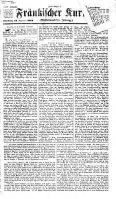 Fränkischer Kurier Mittwoch 14. September 1864