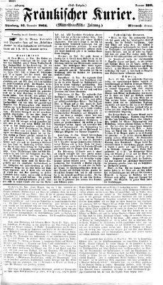 Fränkischer Kurier Mittwoch 16. November 1864