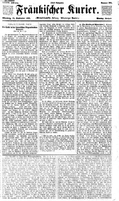 Fränkischer Kurier Montag 24. September 1866