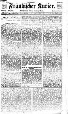 Fränkischer Kurier Samstag 2. März 1867