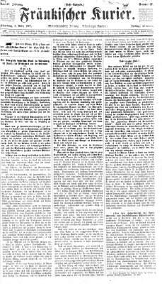 Fränkischer Kurier Freitag 8. März 1867