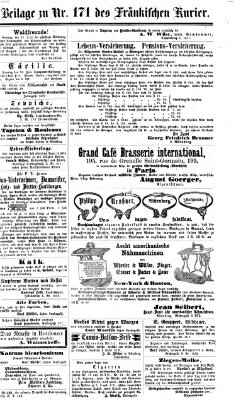 Fränkischer Kurier Samstag 22. Juni 1867