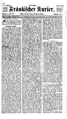 Fränkischer Kurier Mittwoch 17. Juli 1867