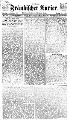 Fränkischer Kurier Montag 18. November 1867