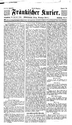 Fränkischer Kurier Sonntag 24. Januar 1869