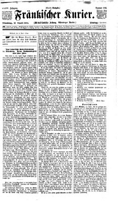 Fränkischer Kurier Dienstag 13. April 1869