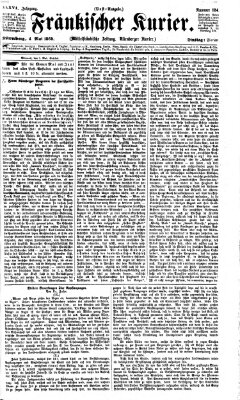Fränkischer Kurier Dienstag 4. Mai 1869