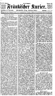 Fränkischer Kurier Sonntag 20. Juni 1869