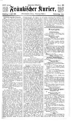 Fränkischer Kurier Donnerstag 8. Juli 1869
