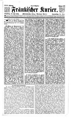 Fränkischer Kurier Donnerstag 22. Juli 1869