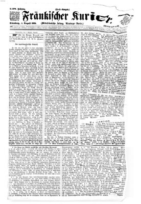 Fränkischer Kurier Mittwoch 4. August 1869
