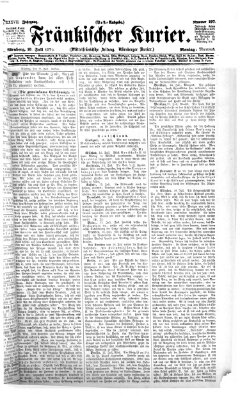 Fränkischer Kurier Montag 18. Juli 1870
