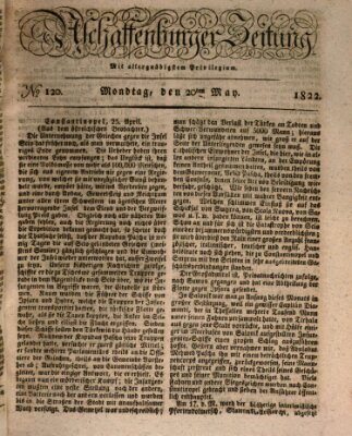 Aschaffenburger Zeitung Montag 20. Mai 1822