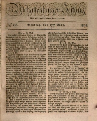 Aschaffenburger Zeitung Montag 27. Mai 1822