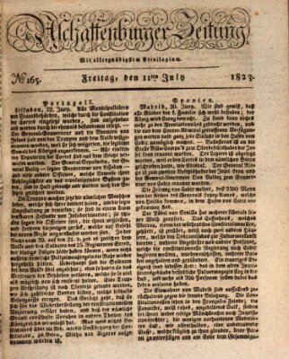Aschaffenburger Zeitung Freitag 11. Juli 1823