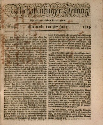 Aschaffenburger Zeitung Mittwoch 16. Juli 1823