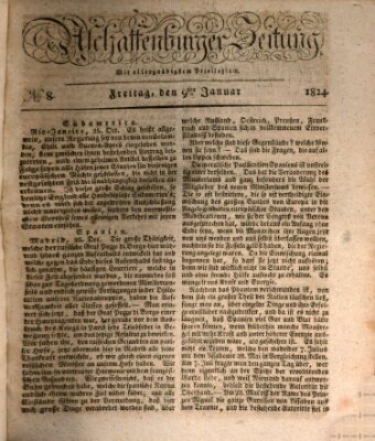 Aschaffenburger Zeitung Freitag 9. Januar 1824