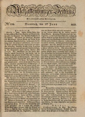Aschaffenburger Zeitung Dienstag 5. Juni 1832