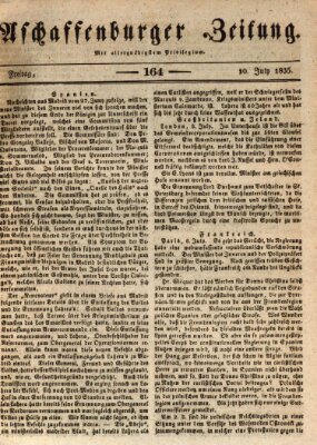 Aschaffenburger Zeitung Freitag 10. Juli 1835