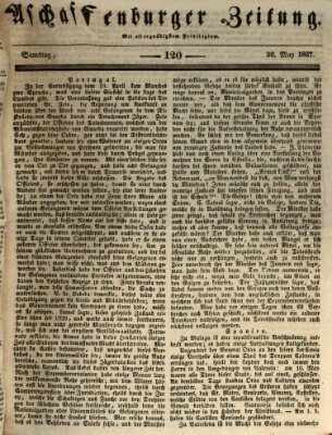 Aschaffenburger Zeitung Samstag 20. Mai 1837