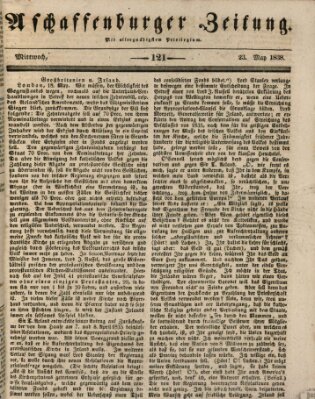 Aschaffenburger Zeitung Mittwoch 23. Mai 1838