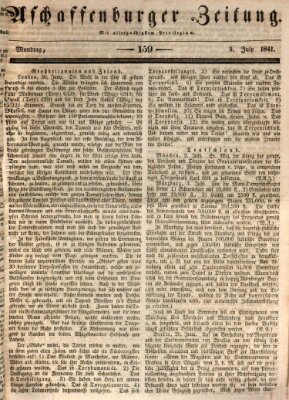 Aschaffenburger Zeitung Montag 5. Juli 1841