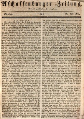 Aschaffenburger Zeitung Dienstag 20. Juli 1841