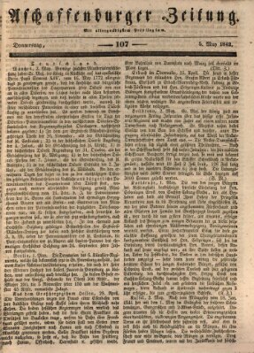 Aschaffenburger Zeitung Donnerstag 5. Mai 1842