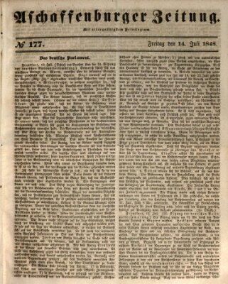 Aschaffenburger Zeitung Freitag 14. Juli 1848