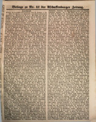 Aschaffenburger Zeitung Sonntag 10. Februar 1850