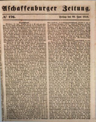 Aschaffenburger Zeitung Freitag 28. Juni 1850