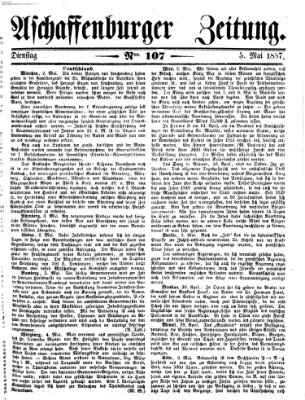 Aschaffenburger Zeitung Dienstag 5. Mai 1857