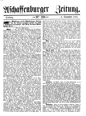 Aschaffenburger Zeitung Sonntag 2. Dezember 1860